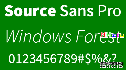 Adobe 发布开源字体 Source Sans Pro